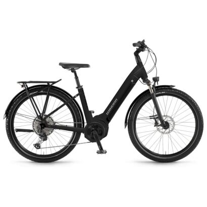 Winora Yucatan 12 Pro 630Wh Tiefeinsteiger Trekking E-Bike 2026 | Schwarz matt
