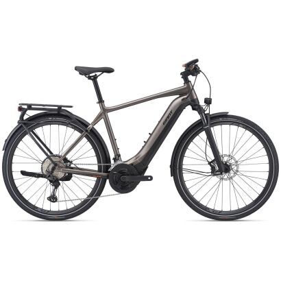 Giant Explore E+ 0 Pro GTS Trekking Ebike 2022 | metallic brown / black satin-matt-gloss