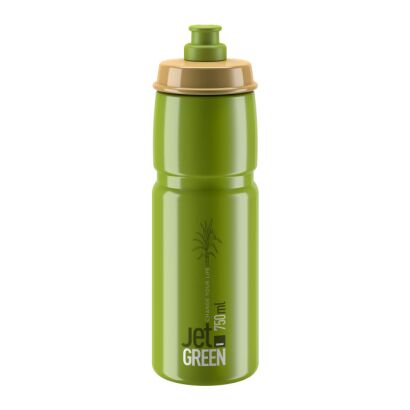ELITE JET GREEN WHITE LOGO 750ML .