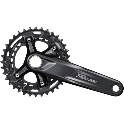 Shimano KRG DEORE FC-M4100-2 | 10-f.,36/26Z,175mm,sw,2-teil,o.Lagersch.