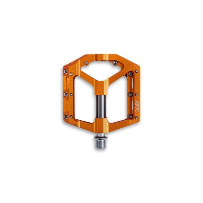 RFR Pedale Flat SLT 2.0 orange´n´grey