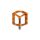 RFR Pedale Flat SLT 2.0 orange´n´grey