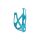 CUBE Flaschenhalter HPP matt turquoise´n´black