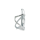 Cube Flaschenhalter HPP Sidecage links matt whitenglossy black