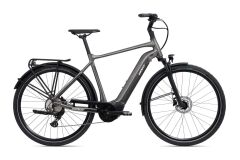 GIANT DailyTour E+ 2 D Sport 625Wh GTS City E-Bike 2025 | Space Grey
