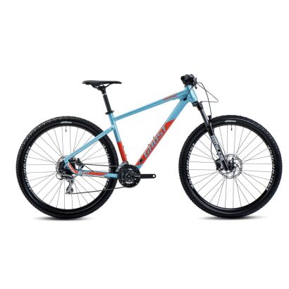 Ghost Kato Essential 27.5 AL MTB 2025 | baby blue pearl/dark orange - glossy