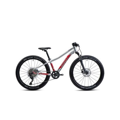 Ghost Kato 24 Pro Kinderrad 2025 | rainbow silver/riot red - glossy