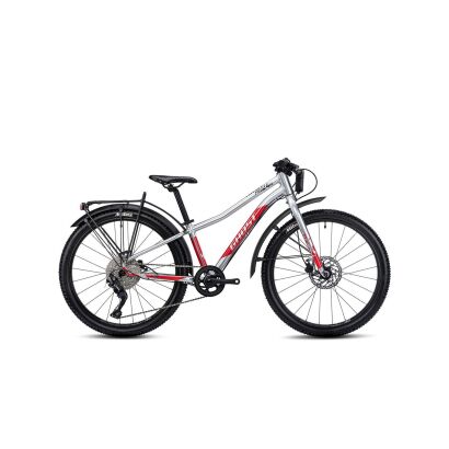 Ghost Kato 24 Pro EQ Kinderrad 2026 | rainbow silver/riot red - glossy