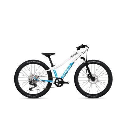 Ghost Kato 24 Full Party Kinderrad 2026 | pearl white/bright blue - glossy