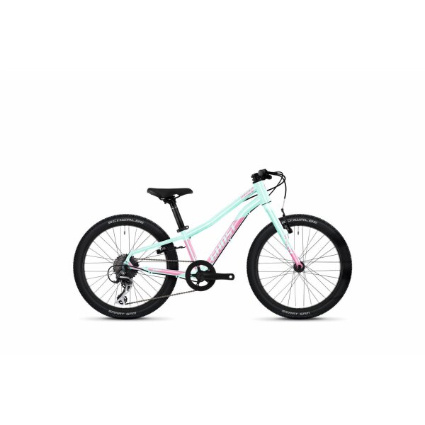 Ghost Lanao 20 Pro Kinderrad 2026 | light mint/pink shimmer - glossy