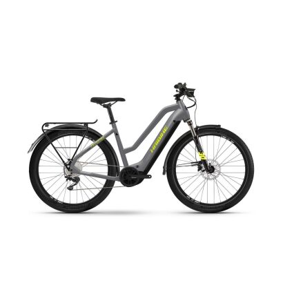 Haibike Trekking 6 630Wh Trapez Trekking E-Bike 2025 | gloss_grey_neon ylw