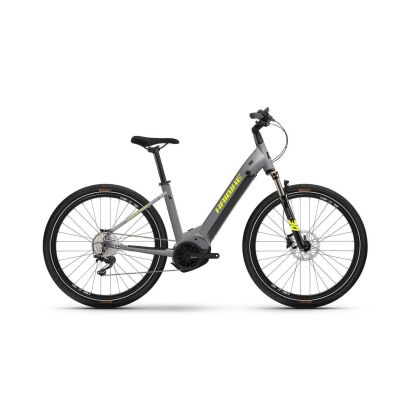 Haibike Trekking 6 Cross 630Wh Tiefeinsteiger Trekking E-Bike 2025 | gloss_grey_neon