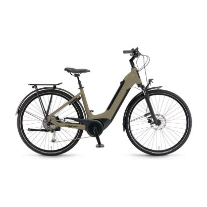 Winora Tria 9 Tiefeinsteiger 500 Wh Trekking E-Bike 2022 | iced coffee matt