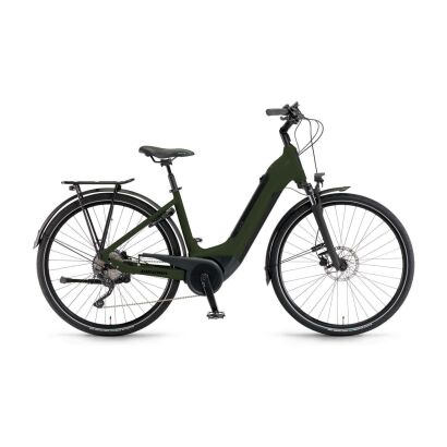 Winora Tria 10 Tiefeinsteiger 500 Wh Trekking E-Bike 2022 | mossgreen matt