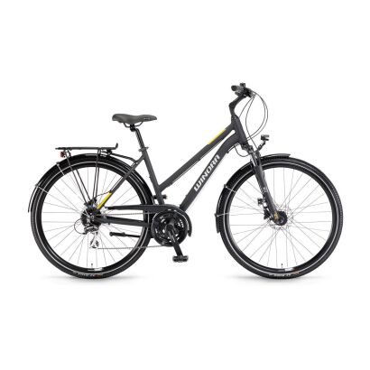 Winora Domingo 24 Trapez Trekkingrad 2025 | Black matte