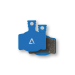ACID Disc Brake Pads organisch MT-2-4-6-8 blau