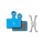 ACID Disc Brake Pads organisch SHIMANO Dura-Ace, Ultegra, 105, Tiagra, GRX blau