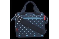 KLICKfix Roomy, Lenkertasche,mixed dots blue, 24x22x13cm,...