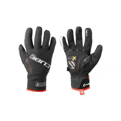 Cube Natural Fit Handschuhe X-Shell Langfinger black´n´red M (8)