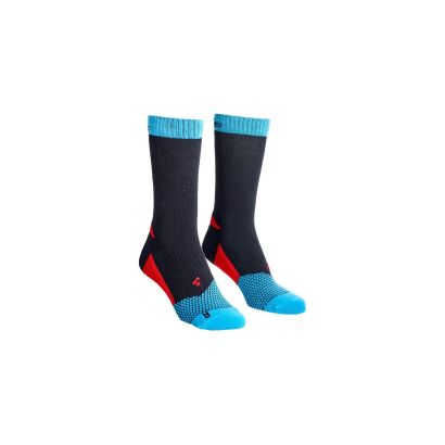 Cube Socke ACTION blue´n´flashred´n´black 44-47