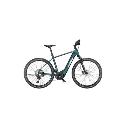 KTM MACINA CROSS 710 H E-Bike Cross 2024 | green purple flip matt (silver+orange)