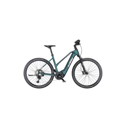 KTM MACINA CROSS 710 D E-Bike Cross 2024 | green purple flip matt (silver+orange)