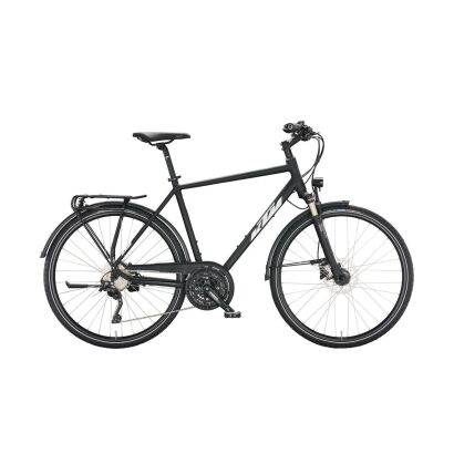 KTM VENETO LIGHT DISC D Trekkingrad 2024 | black matt (white+green)