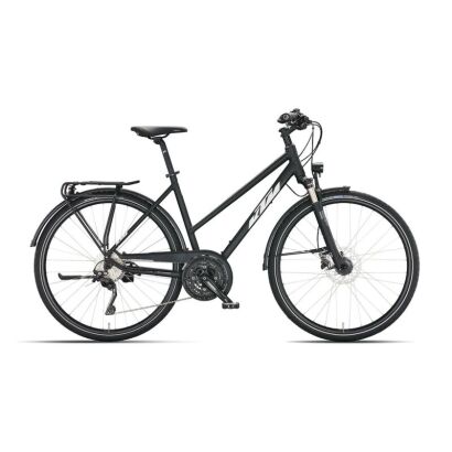 KTM VENETO LIGHT DISC US Trekkingrad 2024 | black matt (white+green)