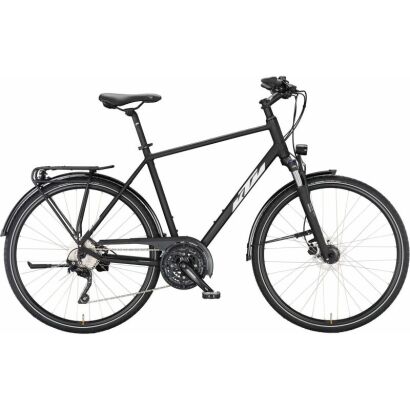KTM VENETO DISC H Trekkingrad 2024 | white matt (black+red)