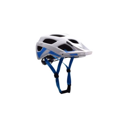 Cube Helm PRO white´n´blue S/M (53-57)