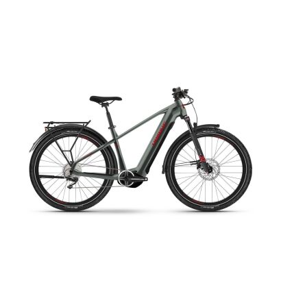 Haibike Trekking 5 720 Wh E-Bike 2024 | olive / red - gloss