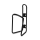 CUBE Flaschenhalter HPA glossy black