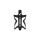 CUBE Flaschenhalter HPA Top Cage black anodized
