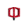 RFR Pedale Flat CMPT red