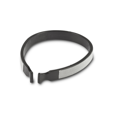 RFR Reflektor-Knieband black´n´silver