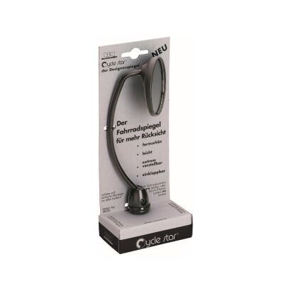 B&M Lenkerspiegel Cycle Star lange gebogene Stange 901