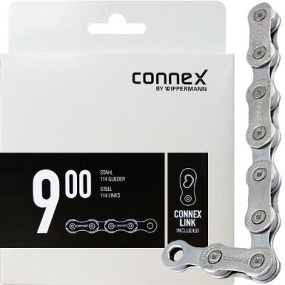 Connex WIPPERMANN Schaltungskette 900 | 1/2" x 11/128", 114 Glieder,6,6mm,9-fach