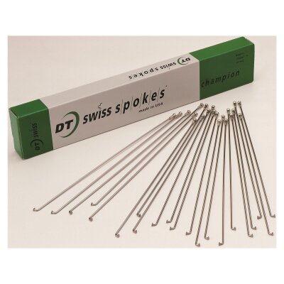 DT Swiss Champion M 2 | 256mm, Kart.100 St., silber, ohne Nippel