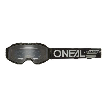 Oneal B-10 Youth Goggle SOLID BLACK-CLEAR