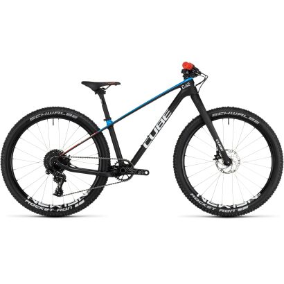 Cube Elite 240 C:62 SLX Kinder MTB 2025 | carbon´n´blue´n´red