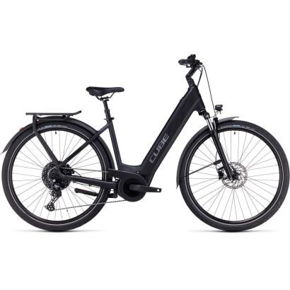 Cube Touring Hybrid Pro 625 Tiefeinsteiger Trekking E-Bike 2024 | black´n´metal