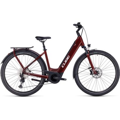 Cube Touring Hybrid EXC 625 Tiefeinsteiger Trekking E-Bike 2024 | red´n´white