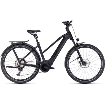 Cube Kathmandu Hybrid SLT 750 Trapez Trekking E-Bike 2024 | black´n´metal