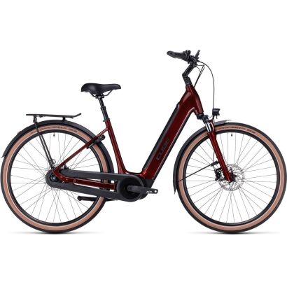 Cube Supreme Hybrid Pro 625 Tiefeinsteiger City E-Bike 2024 | red´n´black