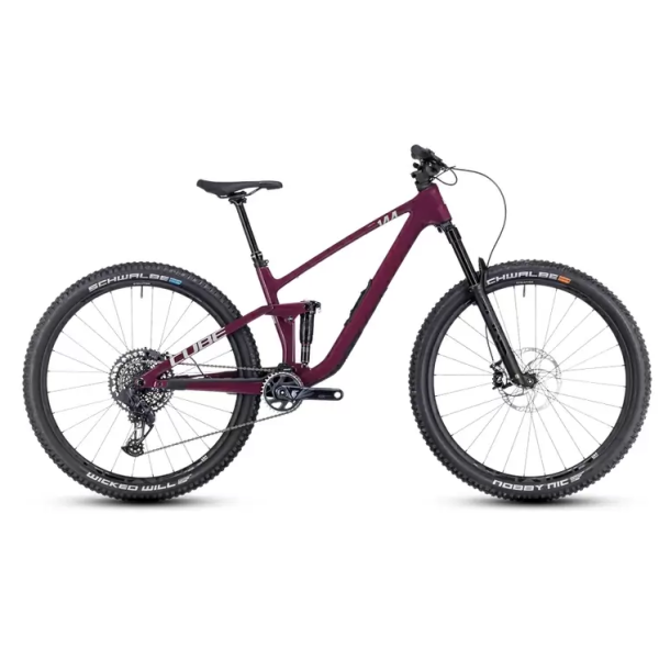 Cube Stereo ONE44 C:68X SLX Trailbike 2024 | wine´n´grey