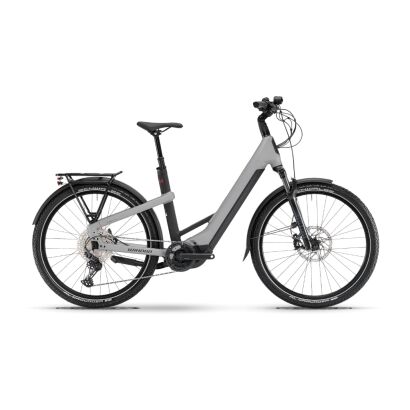 Winora Yakun X12 750Wh Tiefeinsteiger Trekking E-Bike 2024 | classic silver matt