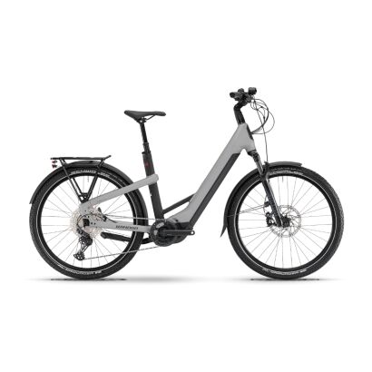 Winora Yakun X12 750Wh Tiefeinsteiger Trekking E-Bike 2025 | classic silver matt