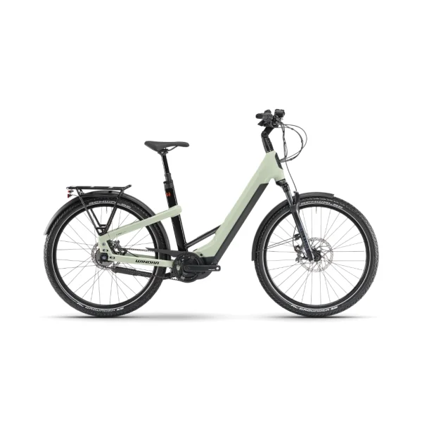 Winora Yakun R5 Pro 750Wh Tiefeinsteiger Trekking E-Bike 2026 | pistachio