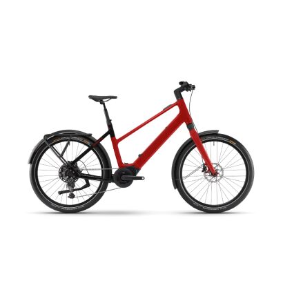 Winora iRide Pure X10 400Wh Trekking E-Bike 2025 | chrystal red/black - gloss