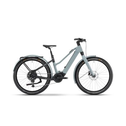 Winora iRide Pure X10 400Wh Trapez Trekking E-Bike 2025 | nile blue matt, black matt